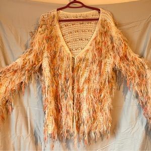 UNIQUE fringe sweater